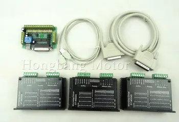 CNC Router 3 Axis Kit,3pcs ST-M5045 Stepper Motor Driver replace M542,2M542 stepper driver + one mach3 5 Axis breakout board
CNC Router 3 Axis Kit,3pcs ST-M5045 Stepper Motor Driver replace M542,2M542 stepper driver + one mach3 5 Axis breakout board