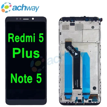 5.99" Xiaomi Redmi 5 Plus LCD Display Digitizer Touch Screen Assembly with Frame For Xiaomi Redmi Note 5 lcd Global Version LCD
5.99" Xiaomi Redmi 5 Plus LCD Display Digitizer Touch Screen Assembly with Frame For Xiaomi Redmi Note 5 lcd Global Version LCD