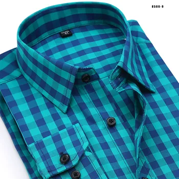 Brand men fashion casual long sleeve 100%cotton plaid shirt high quality Comfortable Spring and Autumn Men's Tops
Brand men fashion casual long sleeve 100%cotton plaid shirt high quality Comfortable Spring and Autumn Men's Tops