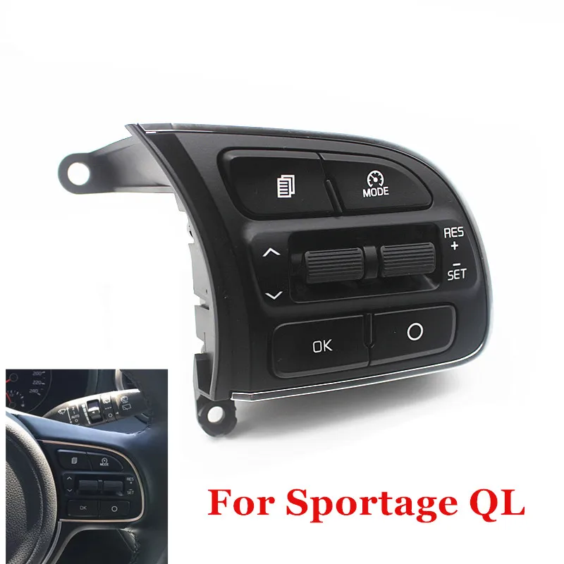 Button Switch For Kia Sportage QL 2016 2017 Steering Wheel Cruise Button car accessories right button 96720-D9010
Button Switch For Kia Sportage QL 2016 2017 Steering Wheel Cruise Button car accessories right button 96720-D9010
