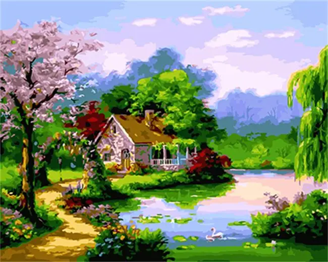 DRAWJOY Framed Landscape DIY Painting By Numbers Painting & Calligraphy DIY Digital Oi Painting By Numbers Home Decor
DRAWJOY Framed Landscape DIY Painting By Numbers Painting & Calligraphy DIY Digital Oi Painting By Numbers Home Decor