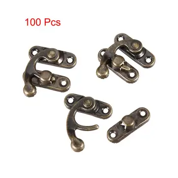 uxcell 100pcs/50pcs Mini Antique Left Right Latch Hook Hasp Swing Arm Latch Bronze Golden w Screws for necklace jewelry box case
uxcell 100pcs/50pcs Mini Antique Left Right Latch Hook Hasp Swing Arm Latch Bronze Golden w Screws for necklace jewelry box case