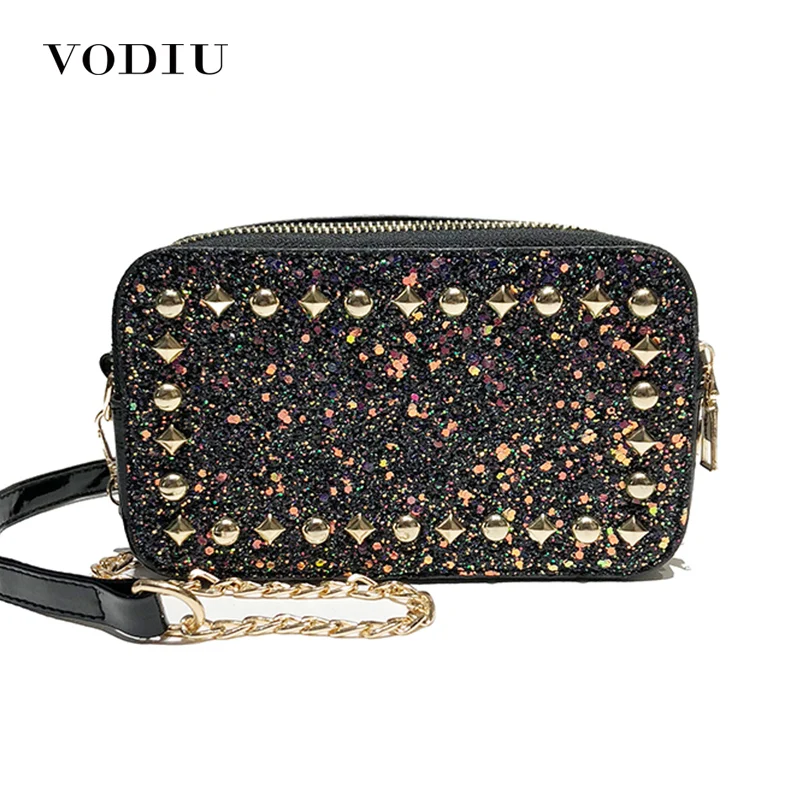 Women Handbag Leather Bag Female Shoulder Bag Women's Crossbody Messenger Chain Sequins Pearl Metal Rivets Vintage Women Bags
Women Handbag Leather Bag Female Shoulder Bag Women's Crossbody Messenger Chain Sequins Pearl Metal Rivets Vintage Women Bags