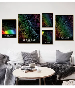Bournemouth Bradford Brisbane Bristol Brussels Bucharest Rainbow City Map Art Canvas Poster Prints Home Wall Decor
Bournemouth Bradford Brisbane Bristol Brussels Bucharest Rainbow City Map Art Canvas Poster Prints Home Wall Decor