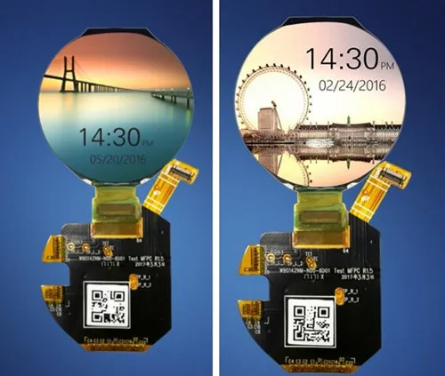 1.39 inch 20P HD AM OLED Color Round Screen RM67162 Drive IC 454(RGB)*454 MIPI Interface
1.39 inch 20P HD AM OLED Color Round Screen RM67162 Drive IC 454(RGB)*454 MIPI Interface
