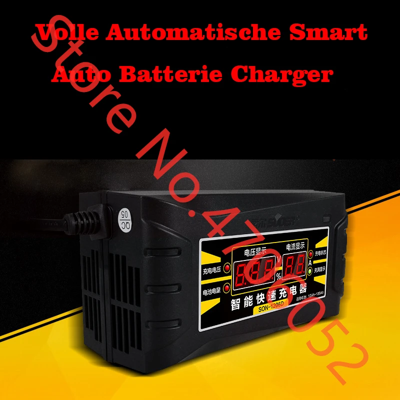 Full Automatic Smart Car Battery Charger12V 10A Lead Acid / GEL Battery Charger LCD Display EU / US Plug Smart Fast Battery Char
Full Automatic Smart Car Battery Charger12V 10A Lead Acid / GEL Battery Charger LCD Display EU / US Plug Smart Fast Battery Char