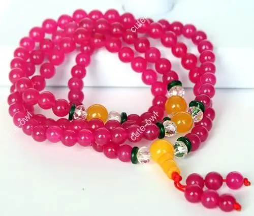 ddh001713 6mm Tibet Buddhist 108 Natural Rose Red Agate Prayer Beads Mala Necklace Amulet
ddh001713 6mm Tibet Buddhist 108 Natural Rose Red Agate Prayer Beads Mala Necklace Amulet