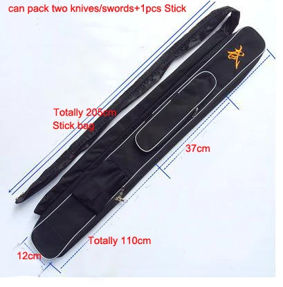 Top quality 110cm Oxford multi-function martial arts stick bag embroidery wu wushu sword bags knife tai chi kendo kung fu bag
Top quality 110cm Oxford multi-function martial arts stick bag embroidery wu wushu sword bags knife tai chi kendo kung fu bag