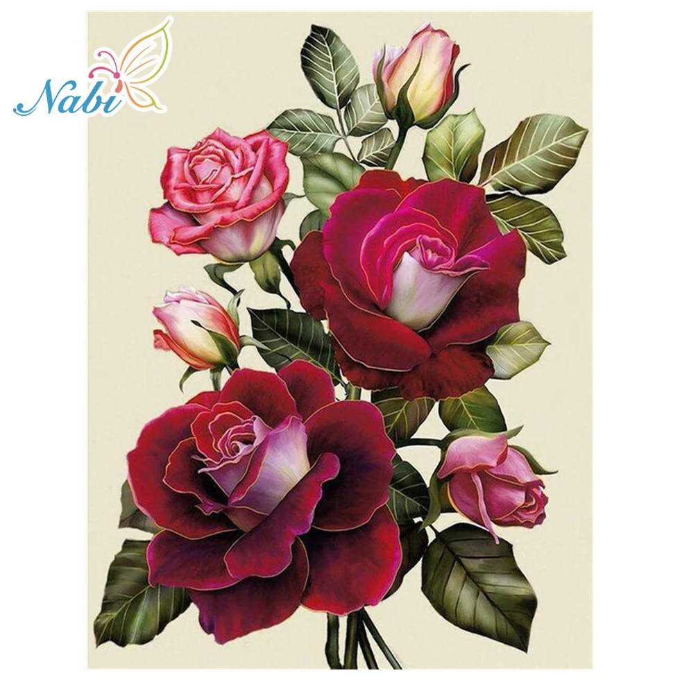 Nabi diamond embroidery red flower full square rhinestone needlework diamond mosaic kit diamond painting cross stitch diy crafts
Nabi diamond embroidery red flower full square rhinestone needlework diamond mosaic kit diamond painting cross stitch diy crafts
