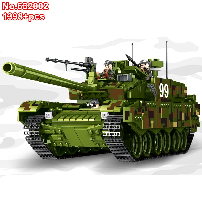 DIY 1339pcs Military TYPE 99 Main Battle Tank Building Blocks War Armored Car Model Bricks Compatible With Legoing Toys for Kids
DIY 1339pcs Military TYPE 99 Main Battle Tank Building Blocks War Armored Car Model Bricks Compatible With Legoing Toys for Kids