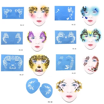 7pcs Men Women Plastic Reusable Body Art Face Paint Stencils Template for Birthday/Party/Costume/Fancy Dress/Stage Makeup
7pcs Men Women Plastic Reusable Body Art Face Paint Stencils Template for Birthday/Party/Costume/Fancy Dress/Stage Makeup