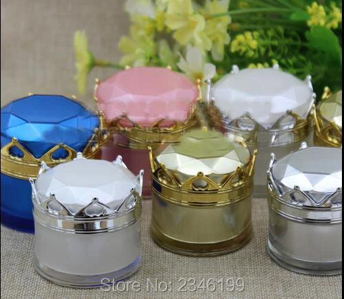 15G 15ML Acrylic Crown Jar Cosmetics Packaging Jar, Eye Cream Nail Powder Packing Box, Empty Acrylic Bottle, 20pcs/lot
15G 15ML Acrylic Crown Jar Cosmetics Packaging Jar, Eye Cream Nail Powder Packing Box, Empty Acrylic Bottle, 20pcs/lot