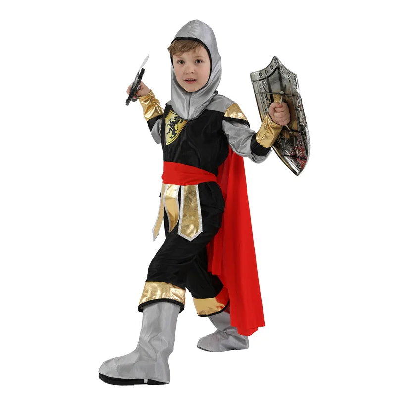Halloween Party Kids Royal Warrior Knight Costumes Boys Soldier Children Medieval Roman Cosplay Carnival Fancy Dress
Halloween Party Kids Royal Warrior Knight Costumes Boys Soldier Children Medieval Roman Cosplay Carnival Fancy Dress