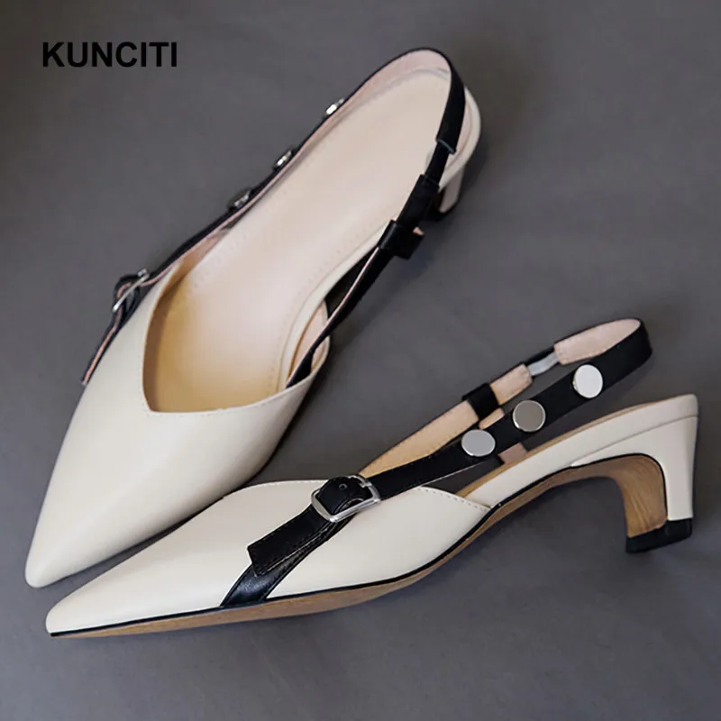 2019 KUNCITI Strange Heels Women Shoes Retro Vintage Fashion Pumps Pointy Toe Rivet Mid Heels Fashion Runway Stage Shoes G981
2019 KUNCITI Strange Heels Women Shoes Retro Vintage Fashion Pumps Pointy Toe Rivet Mid Heels Fashion Runway Stage Shoes G981