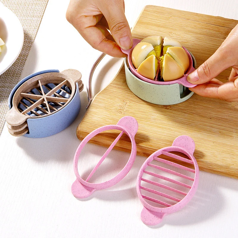 3 In 1 Multifunction Mini Egg Cutter Creative Practical Kitchen Accessories Wheat Straw Oval 4PCS/Set 4Colors
3 In 1 Multifunction Mini Egg Cutter Creative Practical Kitchen Accessories Wheat Straw Oval 4PCS/Set 4Colors