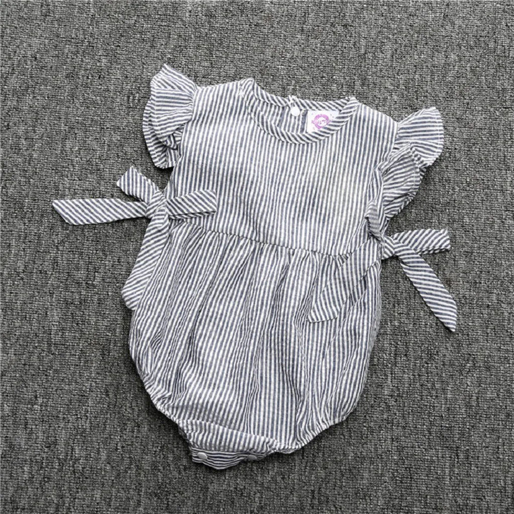 MUQGEW Hot Fashion Newborn Infant Girl Baby Bowknot Stripe Sleeveless Romper Bodysuit Clothes 2019
MUQGEW Hot Fashion Newborn Infant Girl Baby Bowknot Stripe Sleeveless Romper Bodysuit Clothes 2019
