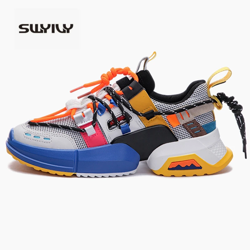 SWYIYV Women Sneakers 2019 New Spring/autumn Dad Shoes Mixed Colors Mesh Platform Sneakers Women Shoes Fashion Casual Shoes
SWYIYV Women Sneakers 2019 New Spring/autumn Dad Shoes Mixed Colors Mesh Platform Sneakers Women Shoes Fashion Casual Shoes