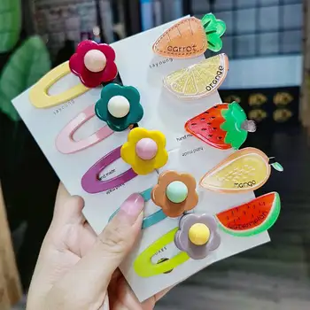 Strawberry Hairpin Lolita Watermelon Fruit Flower BB Clip Girl Side Clips Hair Decoration Barrettes 10pcs/pack Mixed Designs
Strawberry Hairpin Lolita Watermelon Fruit Flower BB Clip Girl Side Clips Hair Decoration Barrettes 10pcs/pack Mixed Designs