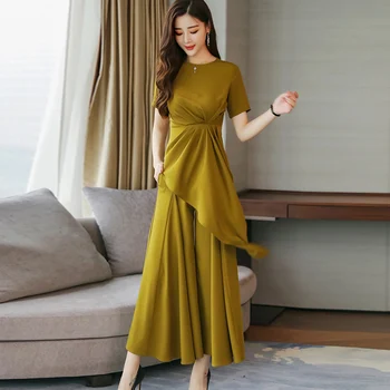 2018 Summer New Fashion Elegant Women Jumpsuits Loose Wide-leg Pants Fashion Irregular Two Sets Office Lady
2018 Summer New Fashion Elegant Women Jumpsuits Loose Wide-leg Pants Fashion Irregular Two Sets Office Lady