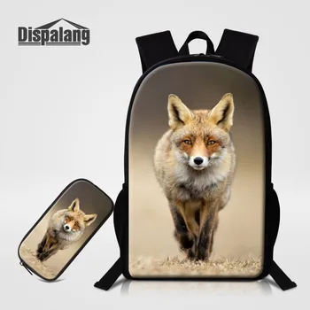 Dispalang Animal Fox Printing School Backpacks for Teen Boys Girls 2pcs/set Bookbag Lightweight Backpack Pencil Bag School Bag
Dispalang Animal Fox Printing School Backpacks for Teen Boys Girls 2pcs/set Bookbag Lightweight Backpack Pencil Bag School Bag