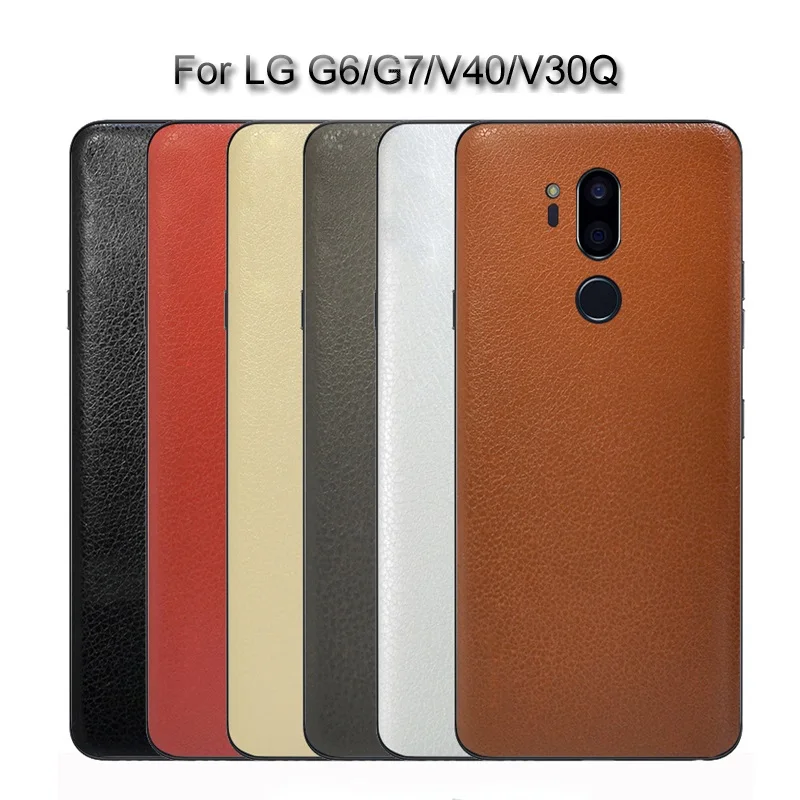 For LG G6/G7 thinQ Leather Grain Back Film Protective Phone Sticker Wrap Skins Paste Back Membrane for LG V30/V40/Q stylus+
For LG G6/G7 thinQ Leather Grain Back Film Protective Phone Sticker Wrap Skins Paste Back Membrane for LG V30/V40/Q stylus+