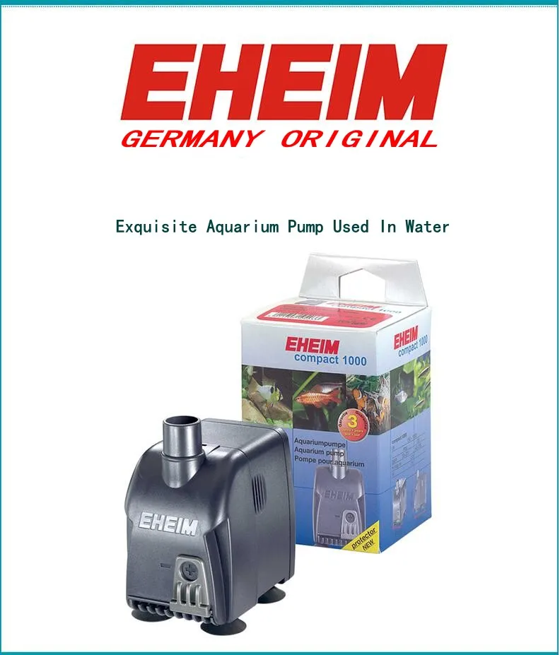 Germany EHEIM Original EM-1001 Compact 600 Fish Tank Silent Circulating Submersible Pump Aquarium Pump 150-600L/h Lightweight
Germany EHEIM Original EM-1001 Compact 600 Fish Tank Silent Circulating Submersible Pump Aquarium Pump 150-600L/h Lightweight