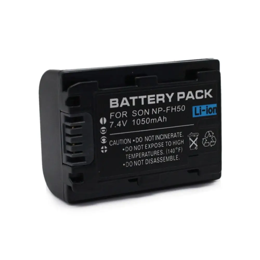 

WHCYonline 1050mAh NP-FH50 NP FH50 Camera Battery For SONY HDR-CX12E HDR-CX7E HDR-SR10E HDR-SR12E/SR11E HDR-SR5E HDRSR7E HDRSR8E