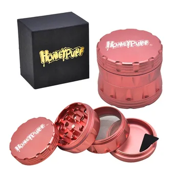HONEYPUFF Metal Smoking Herb Grinder Drum Style Aircraft Aluminum Tobacco Grinder 63MM 4 Piece Sharp Diamond Teeth Miller
HONEYPUFF Metal Smoking Herb Grinder Drum Style Aircraft Aluminum Tobacco Grinder 63MM 4 Piece Sharp Diamond Teeth Miller
