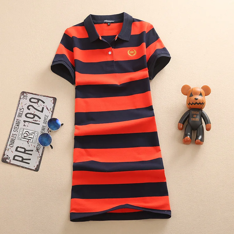 Baharcelin 4XL 5XL Polo Casual Dresses Festa T Shirt Femme Summer Top Clothing woman girl A line Striped Dress Vestidos big size
Baharcelin 4XL 5XL Polo Casual Dresses Festa T Shirt Femme Summer Top Clothing woman girl A line Striped Dress Vestidos big size