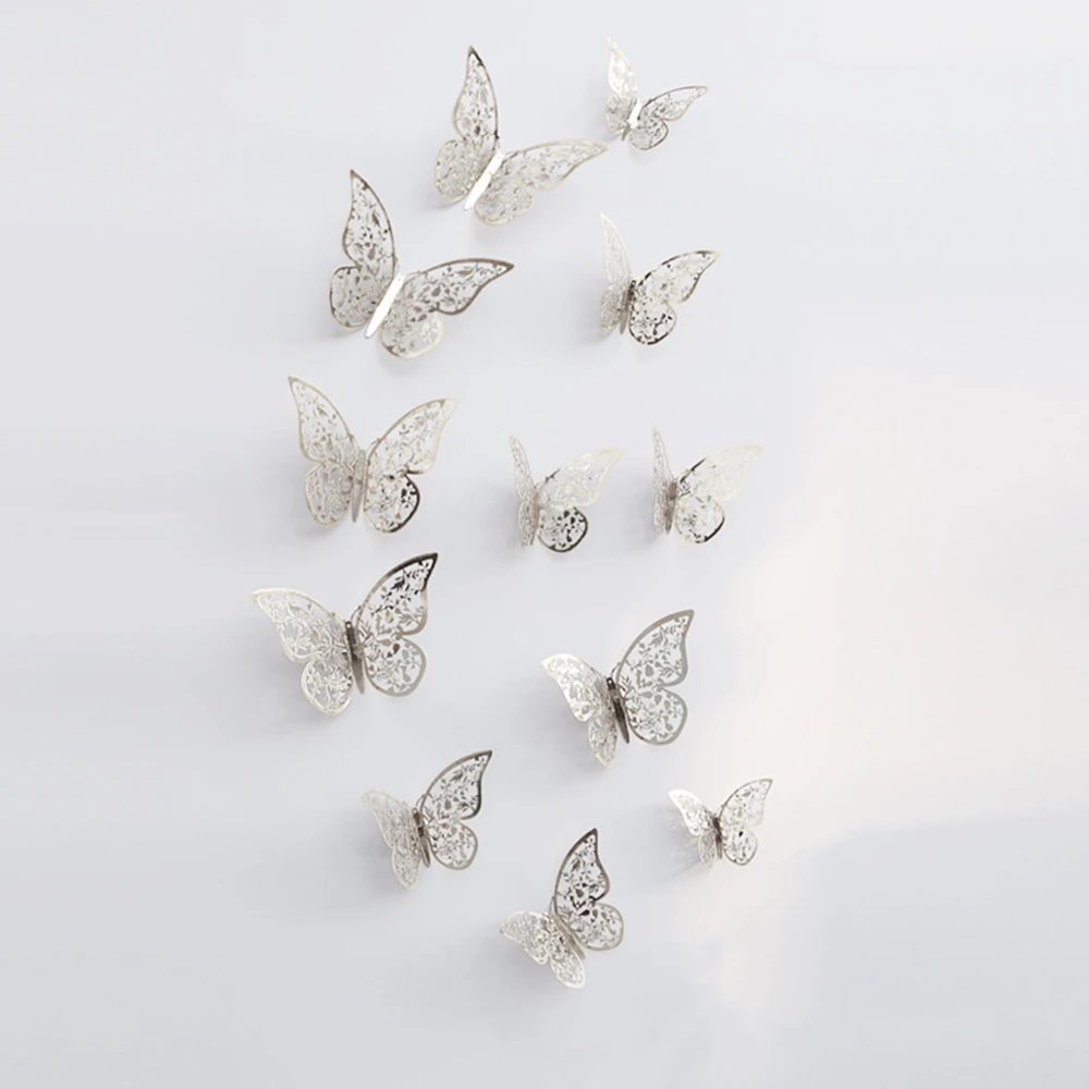 12 Pcs 3D Gold Butterfly Wall Stickers Hollow Paper Card Wall Sticker for Rooms Butterflies Fridge Sticker Party Home Decoration 
12 Pcs 3D Gold Butterfly Wall Stickers Hollow Paper Card Wall Sticker for Rooms Butterflies Fridge Sticker Party Home Decoration
