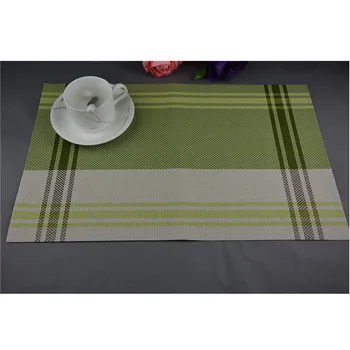 Home Kitchen Dining Placemat Bowl Pad Fashion Adiabatic Pvc Strip Weave Table Mat Silicone Mats Dining Mat
Home Kitchen Dining Placemat Bowl Pad Fashion Adiabatic Pvc Strip Weave Table Mat Silicone Mats Dining Mat