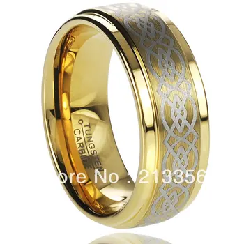 Free Shipping Buy Cheap Discount Price USA HOT Selling 8MM Men&Womens New Golden Brushed Center With Step Tungsten Wedding Rings
Free Shipping Buy Cheap Discount Price USA HOT Selling 8MM Men&Womens New Golden Brushed Center With Step Tungsten Wedding Rings