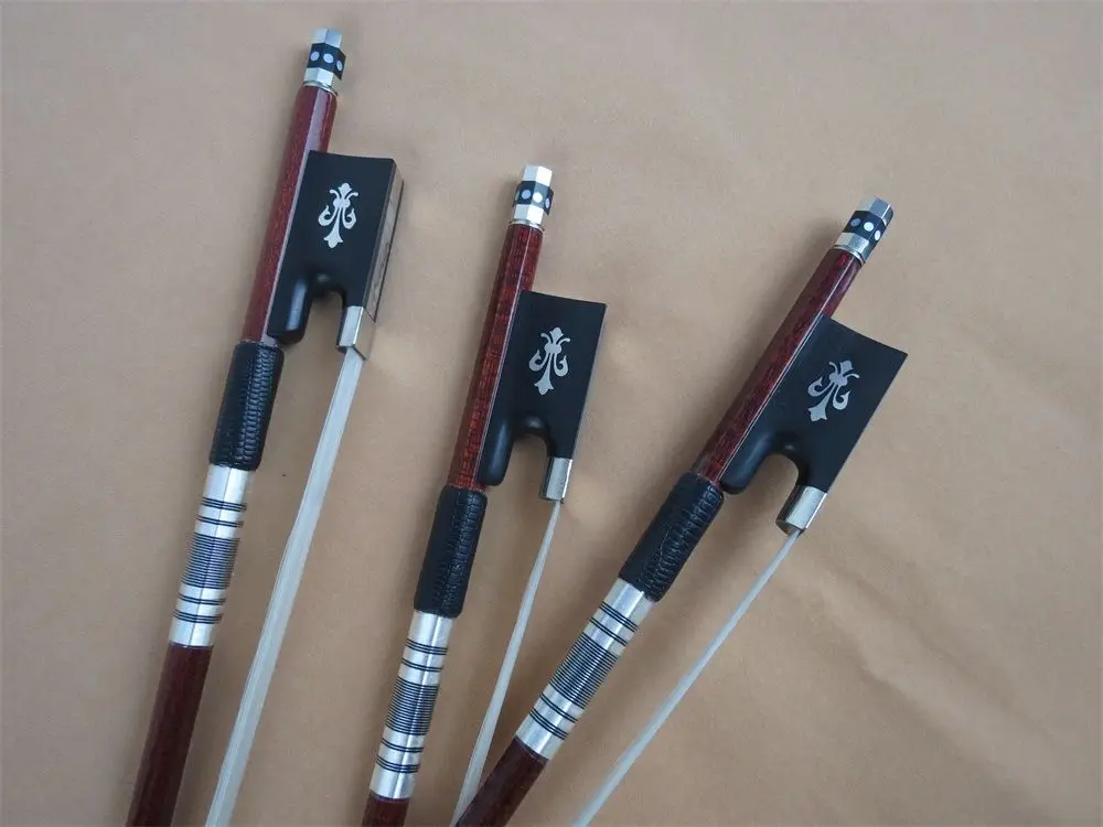 3pcs Pernambuco Carbon fiber violin bow 4/4 copper mount,ebony frog Fleur de Lys
3pcs Pernambuco Carbon fiber violin bow 4/4 copper mount,ebony frog Fleur de Lys
