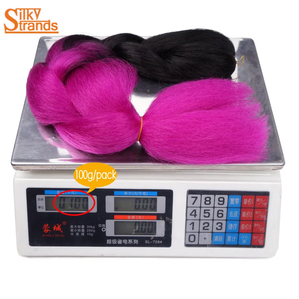 Synthetic Braiding Crochet Blonde Hair Extensions