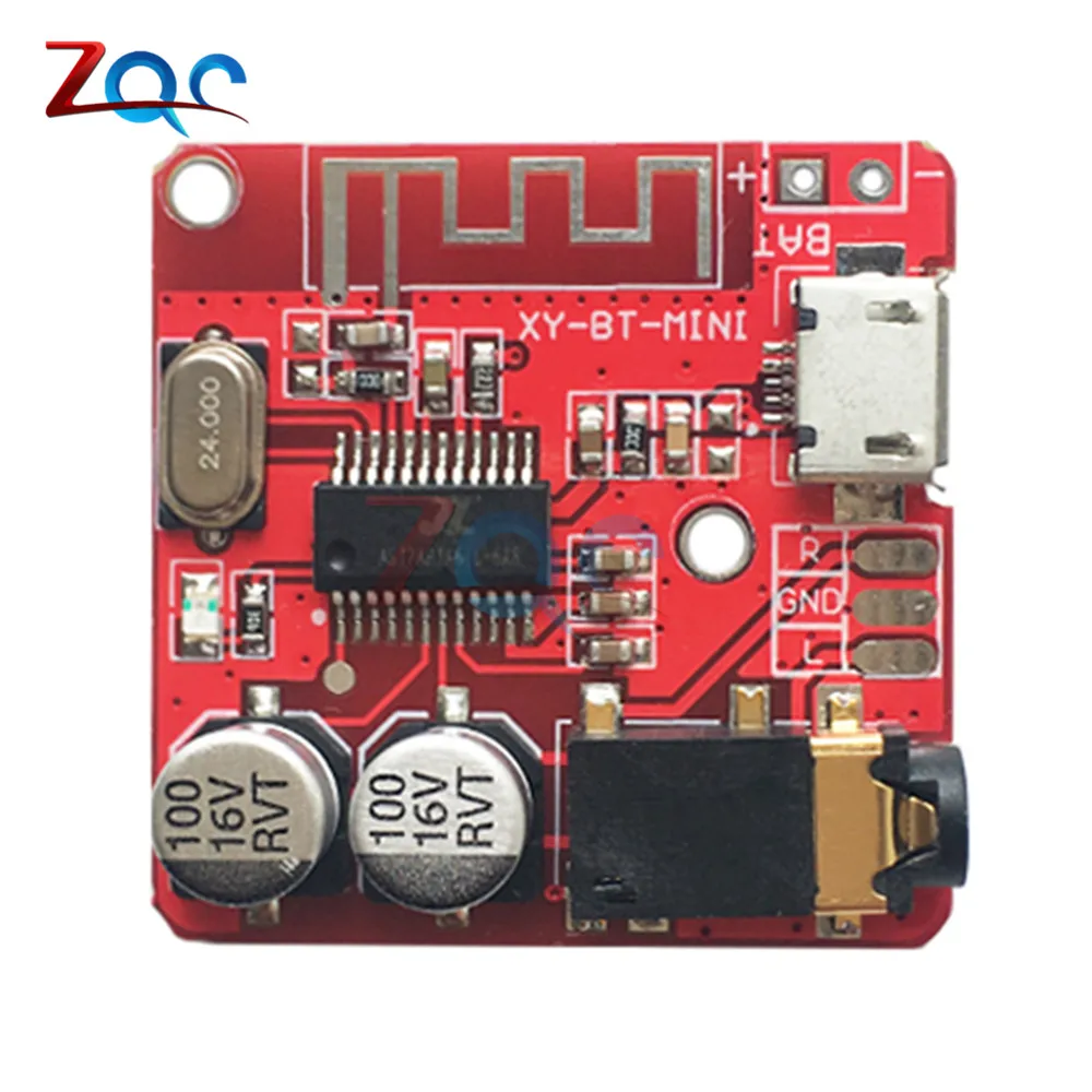 Mini MP3 Bluetooth Lossless Decoder Board Car Speaker Amplifier board Bluetooth 4.1 XY-BT-Mini Circuit Board Module
Mini MP3 Bluetooth Lossless Decoder Board Car Speaker Amplifier board Bluetooth 4.1 XY-BT-Mini Circuit Board Module