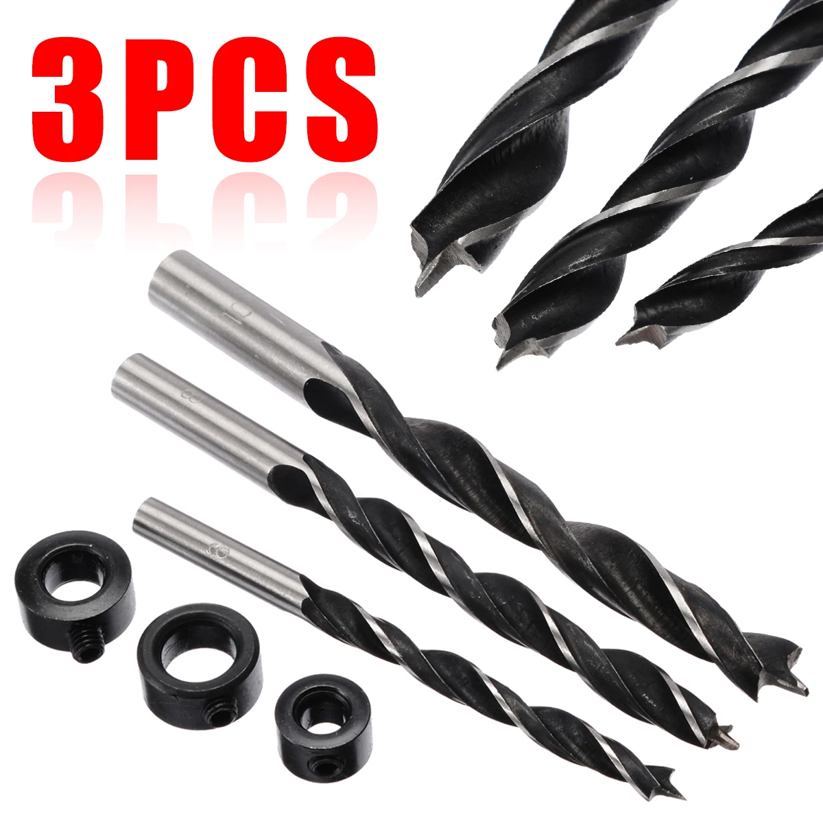 3Pcs Pocket Hole Drill Bit High Strength Dowel Drill Set Pocket Hole Jig 6mm 8mm & 10mm Carpenters Joint Tools
3Pcs Pocket Hole Drill Bit High Strength Dowel Drill Set Pocket Hole Jig 6mm 8mm & 10mm Carpenters Joint Tools