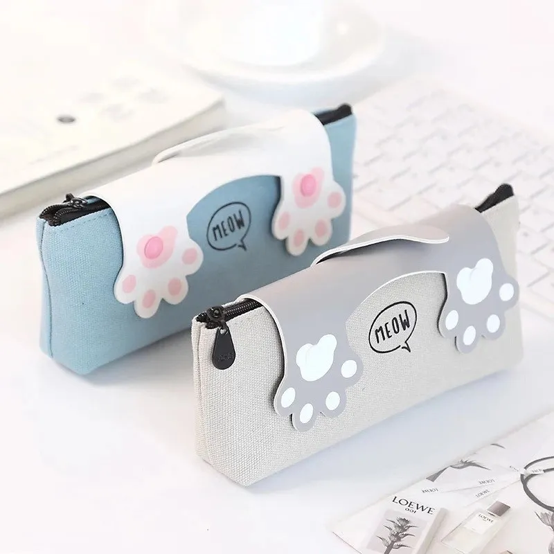 Cute Kawaii Cartoon Cat Pencil Case Fabric Pencil Bag Box School Supplies Stationery Gift School Pencil Box escolar Trousse 
Cute Kawaii Cartoon Cat Pencil Case Fabric Pencil Bag Box School Supplies Stationery Gift School Pencil Box escolar Trousse