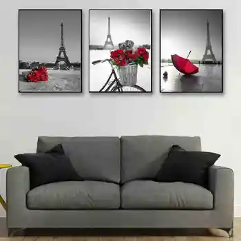 Black and White Paris Tower Wall Art Canvas Print Red Umbrella Rose Picture for Dining Room Wall Decor Romatic Poster Drop Ship
Black and White Paris Tower Wall Art Canvas Print Red Umbrella Rose Picture for Dining Room Wall Decor Romatic Poster Drop Ship