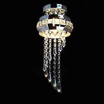 New Stainless steel K9 crystal led Chandeliers led lamps dining room bedroom droplight round chandelier E27 led lustre pendant
New Stainless steel K9 crystal led Chandeliers led lamps dining room bedroom droplight round chandelier E27 led lustre pendant