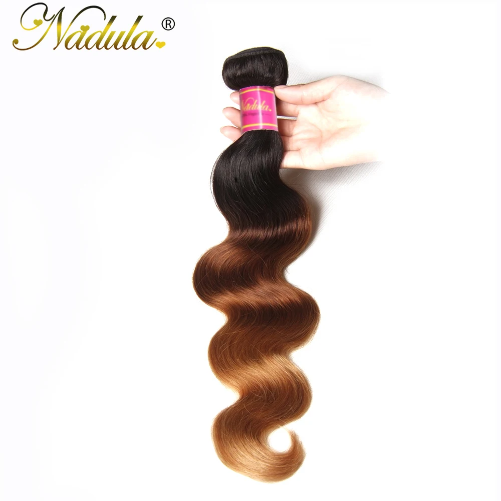 Nadula Hair Brazilian Body Wave Ombre Hair 16-26inch Remy Hair 100% Human Hair Weave T1B-4-27 Color Can Mix Bundles Length
Nadula Hair Brazilian Body Wave Ombre Hair 16-26inch Remy Hair 100% Human Hair Weave T1B-4-27 Color Can Mix Bundles Length