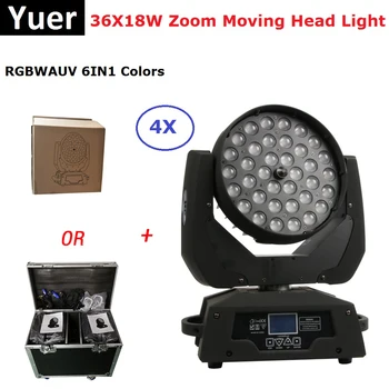 4Pcs/Lot LED Wash Zoom Moving Head Lights 36X18W RGBWA+UV 6IN1 LED Stage Lights DMX Disco Lights LED Party Lights Fast Shipping
4Pcs/Lot LED Wash Zoom Moving Head Lights 36X18W RGBWA+UV 6IN1 LED Stage Lights DMX Disco Lights LED Party Lights Fast Shipping