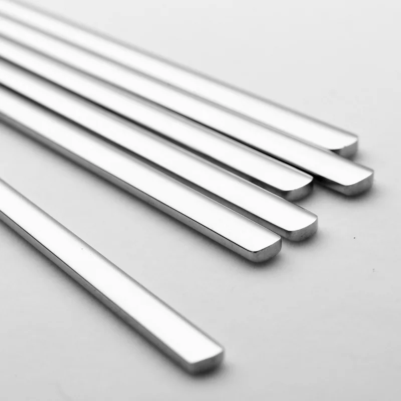 1 Pair Stainless Steel Solid Flat Kids Adult Chopsticks Chop Sticks Portable Dinnerware Korean Tableware
1 Pair Stainless Steel Solid Flat Kids Adult Chopsticks Chop Sticks Portable Dinnerware Korean Tableware
