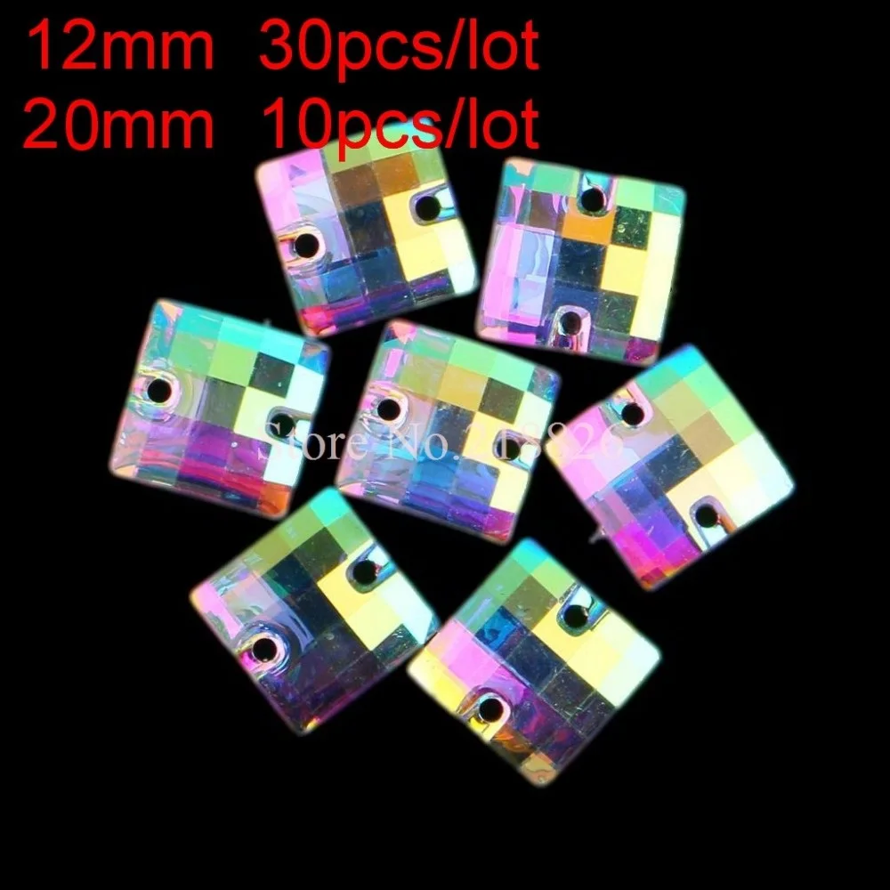 Shiny Resin Crystal AB Square Sew On Rhinestone Beads Sewing On Crystals Sew-On Spacer Butterons Garment Jewelry
Shiny Resin Crystal AB Square Sew On Rhinestone Beads Sewing On Crystals Sew-On Spacer Butterons Garment Jewelry