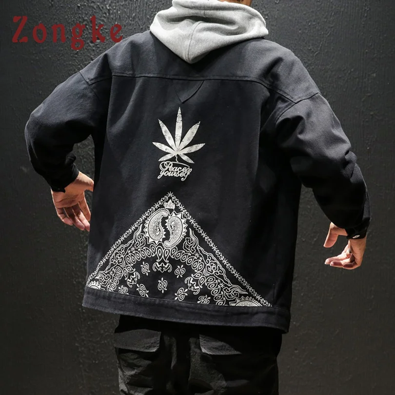 Zongke Fashion Print Bomber Jacket Men Clothes Japanese Streetwear Hip Hop Bomber Jacket Men 2019 Spring Coat Men Jacket 5XL
Zongke Fashion Print Bomber Jacket Men Clothes Japanese Streetwear Hip Hop Bomber Jacket Men 2019 Spring Coat Men Jacket 5XL