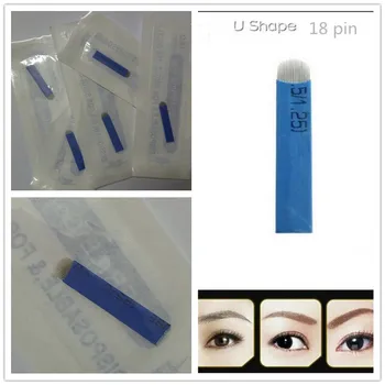 100pcs Blue 18-pin U Shape Tattoo Eyebrow Needle Manual Needle Blade 3D Embroidery
100pcs Blue 18-pin U Shape Tattoo Eyebrow Needle Manual Needle Blade 3D Embroidery