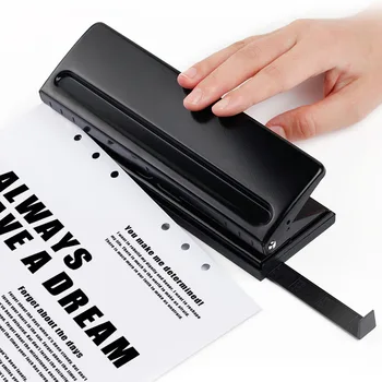 6-Hole Standard Punch Adjustable Hole Punch for Handmade Loose Leaf and Bullet Journal Inner Page 6 Sheets Capacity Embossers
6-Hole Standard Punch Adjustable Hole Punch for Handmade Loose Leaf and Bullet Journal Inner Page 6 Sheets Capacity Embossers