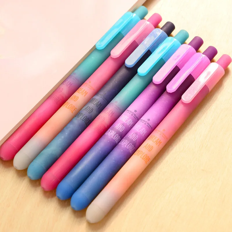 Random Cute Kawaii Star Plastic Gel Pen Creative Space Jelly Black Ink Pens Office School Supplies Korean Stationery Student
Random Cute Kawaii Star Plastic Gel Pen Creative Space Jelly Black Ink Pens Office School Supplies Korean Stationery Student