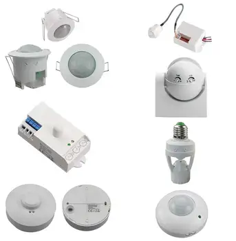 AC 220V Mini 360 Degree Ceiling PIR Motion Sensor Switch IR Infrared Induction Sensor Detector Controller Switch for LED Light
AC 220V Mini 360 Degree Ceiling PIR Motion Sensor Switch IR Infrared Induction Sensor Detector Controller Switch for LED Light