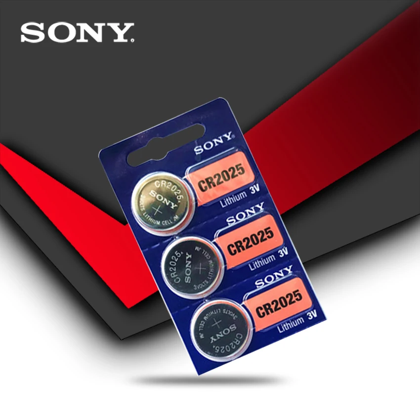 3pcs SONY Original cr2025 Button Cell Batteries cr2025 3V Lithium Coin Battery For Watch Calculator Weight Scale
3pcs SONY Original cr2025 Button Cell Batteries cr2025 3V Lithium Coin Battery For Watch Calculator Weight Scale