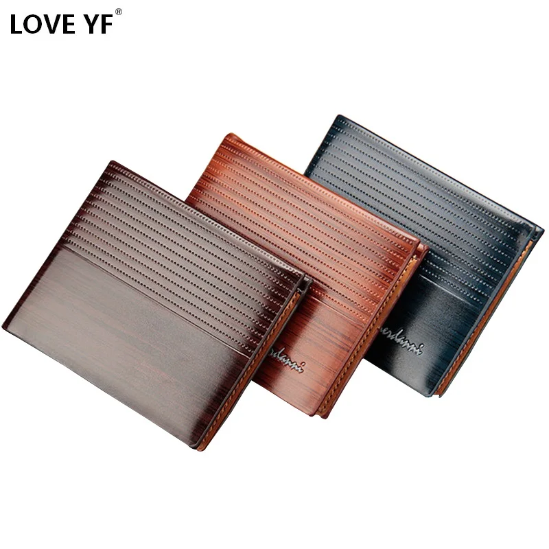 New men's wallet Fashion short men's PU leather bi-fold wallet Personality wallet purse Carteira homens Moeda saco
New men's wallet Fashion short men's PU leather bi-fold wallet Personality wallet purse Carteira homens Moeda saco